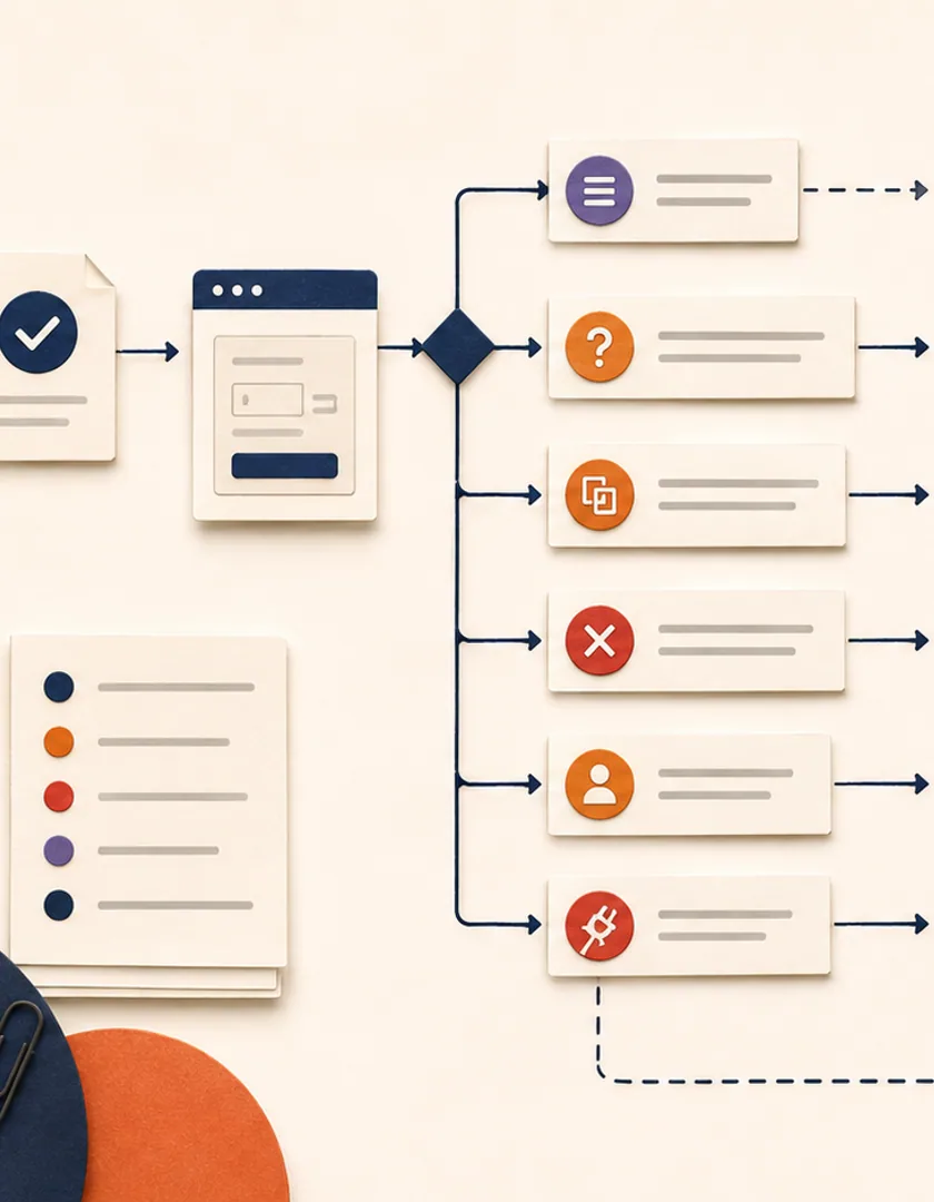 Exception cases grouped by the business decision and evidence required to resolve them.