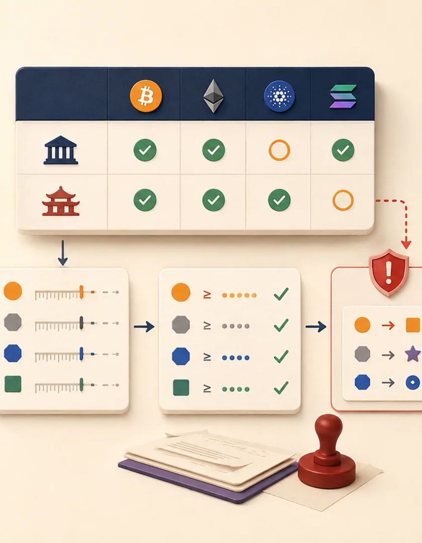 A capability matrix blocking submission when exchange metadata changes or a normalized value is invalid.
