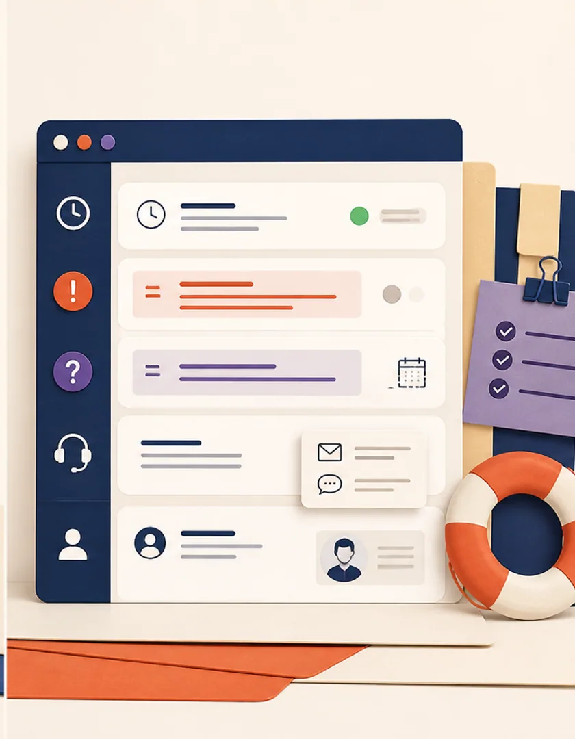 Freshness, pending information, uncertain dates, and support escape routes connected to staff ownership.