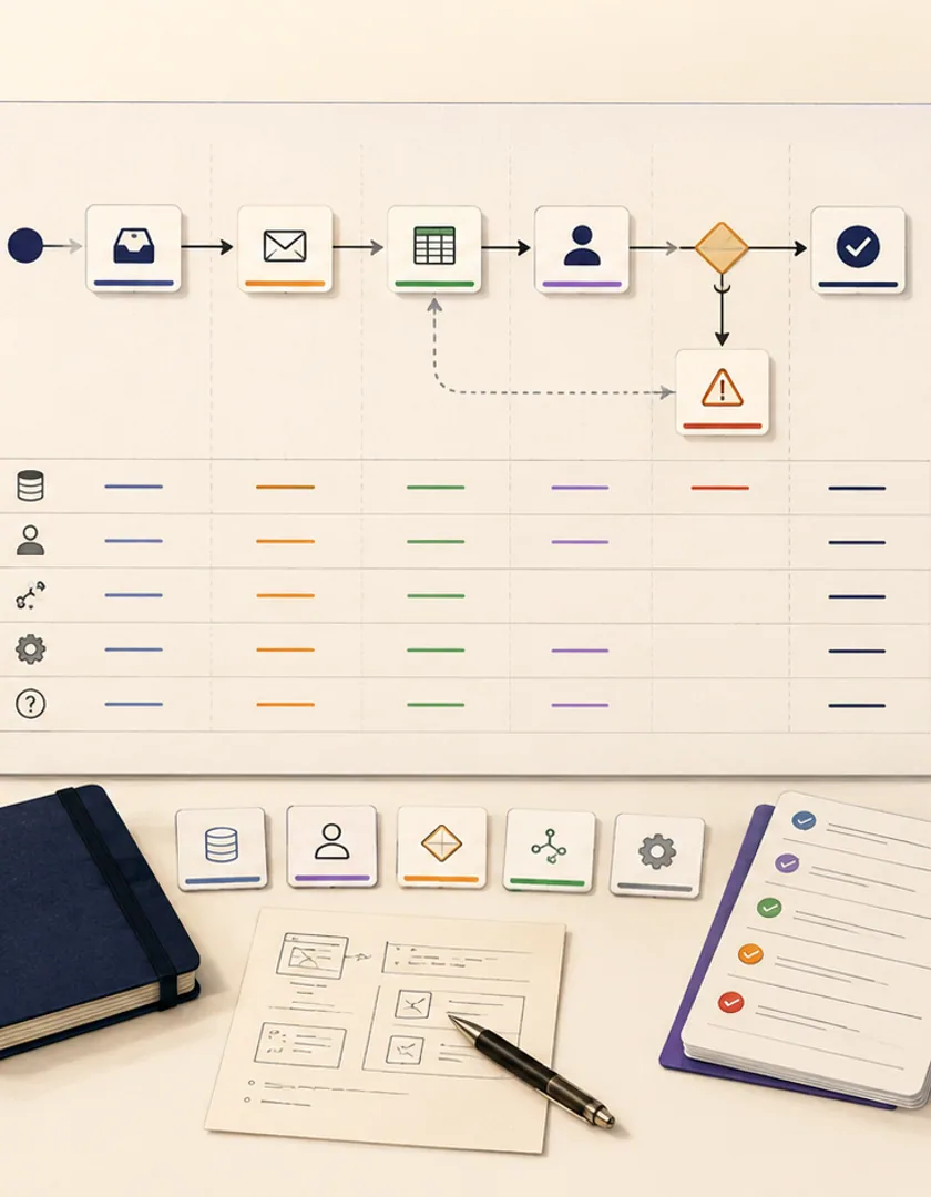 Observed evidence converted into a focused first release and representative acceptance scenarios.